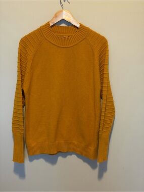 Belldini Women's Crewneck Sweater in Mustard
